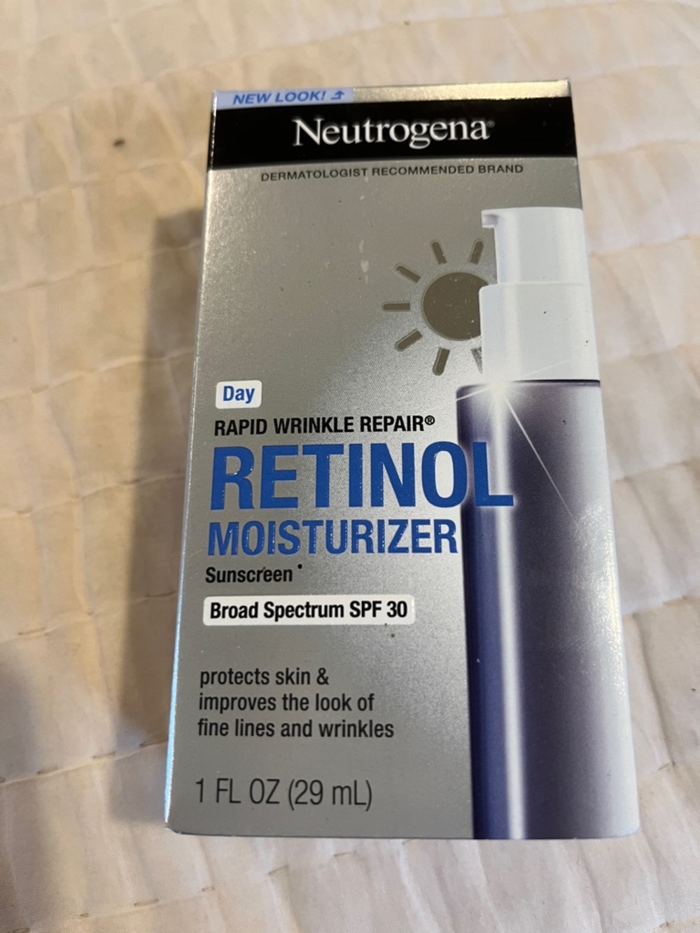 Neutrogena Retinol Moisturizer – Silver and Blue Packaging